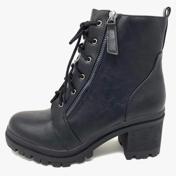 Soda Shoes - Soda Indiana Combat Boots